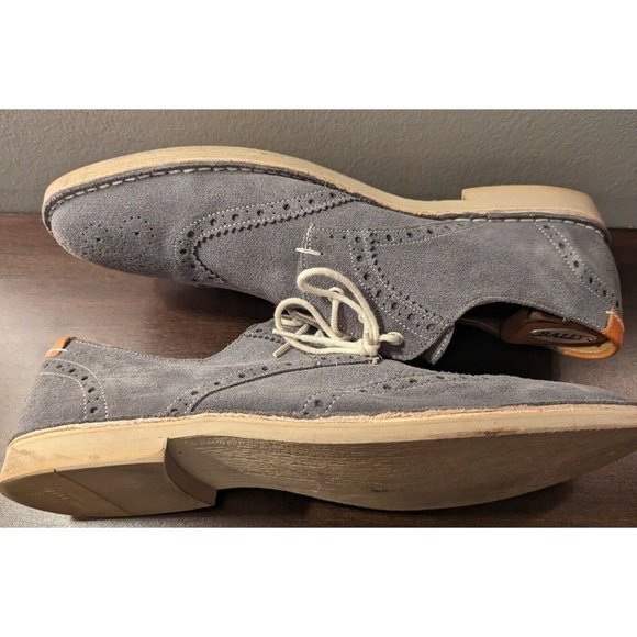 * Ted Baker Jamfro Gray Suede Derby Oxford Wingtip Wing Tip Shoe 13 main image 6
